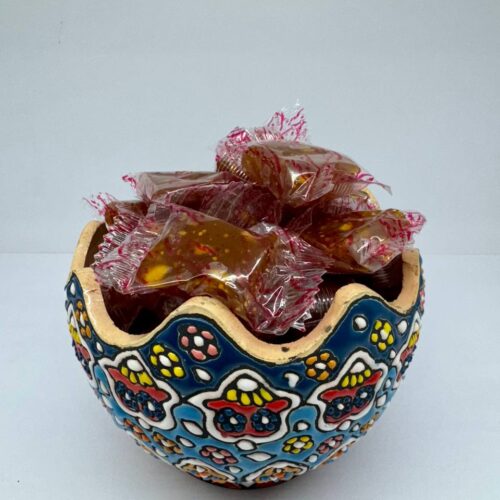 مسقطی انجیر (با مغز‌ بادام‌ زمینی)