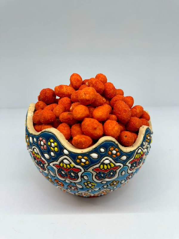 بادام زمینی روکش دار با طعم فلفلی